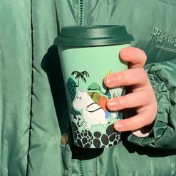 Mummi reisekopp 45 cl Mummitroll på eventyr grønn