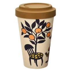 Mummi reisekopp 45 cl Sniff spiser appelsiner beige