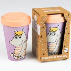 Mummi reisekopp 45 cl Snorkfrøken i stripet badedrakt lilla