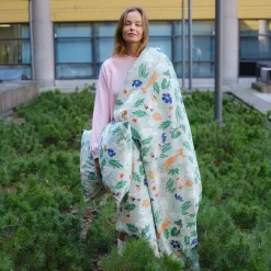 Mummi sengesett 140x200 cm blomsterhage