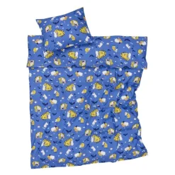 Mummi sengetøy 140x200 cm Mummifamilien blå