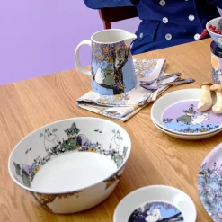 Mummi serveringsskål 23 cm Venner for alltid 80 år