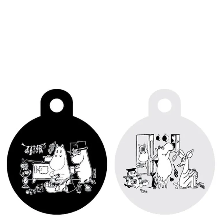 Mummi skjærebrett 20x25 cm på kjøkkenet svart/grå