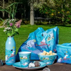 Mummi skål 15 cm moomin playing on the beach