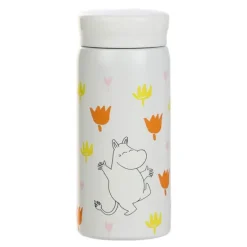 Mummi termokopp 20 cl blomster hvit