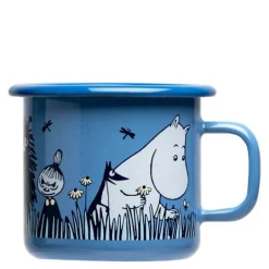 Mummikopp Emalje 25 cl blå