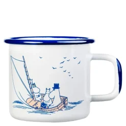 Mummikopp Emalje 37 cl sjømenn hvit