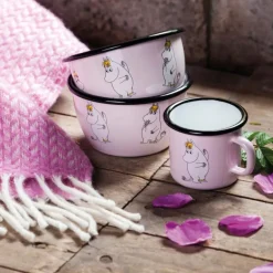 Mummikopp Emalje 25 cl Snorkfrøken rosa