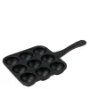 Munkepanne 9 hull 33x19 cm støpejern