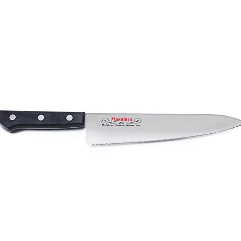 MV brødkniv 21 cm svart