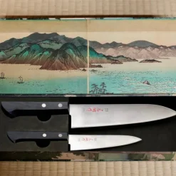 MV knivsett 2 deler svart