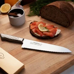 MVS brødkniv 21 cm sølv