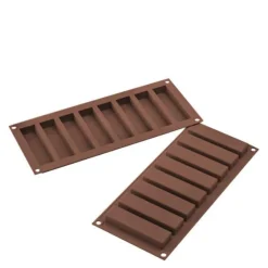 My Snack silikonform for barer 10x2,6x1,6 cm 8 stk