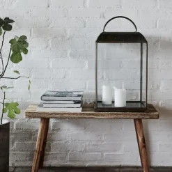 Nadi benk 81x43x38 cm natur