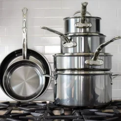 Nanobond grytesett 10 deler stål