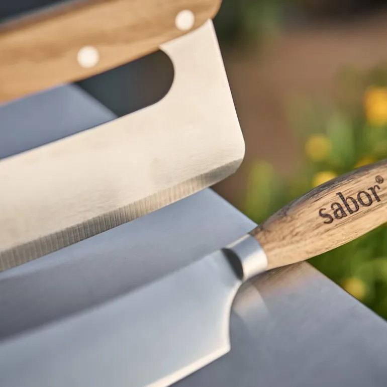 Napo pizzakutter 35 cm natur/børstet