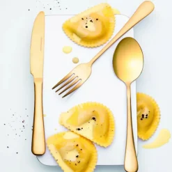 Napoli bestikksett 16 deler gull