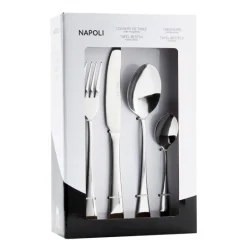 Napoli bestikksett 16 deler rustfritt stål