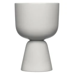 Nappula blomsterpotte 19x12,5 cm lysgrå