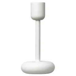 Nappula lysestake 183 mm hvit