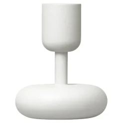 Nappula lysestake 107 mm hvit