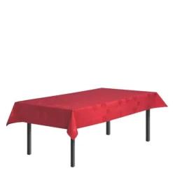 Natale juleduk i damask 150x220 cm rød