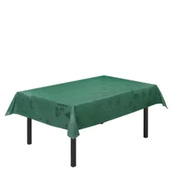 Natale juleduk i damask 150x370 cm grønn