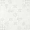 Natale juleserviett i stoff 45x45 cm offwhite