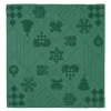 Natale juleserviett i stoff 45x45 cm grønn