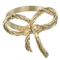 Natalia serviettring 4,5x4,5 cm gull