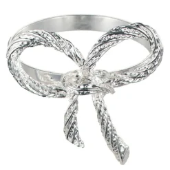 Natalia serviettring 4,5x4,5 cm sølv