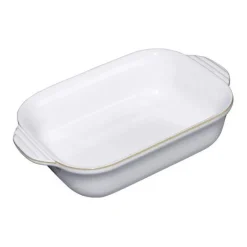 Natural Canvas liten rektangulær ildfast form naturlig