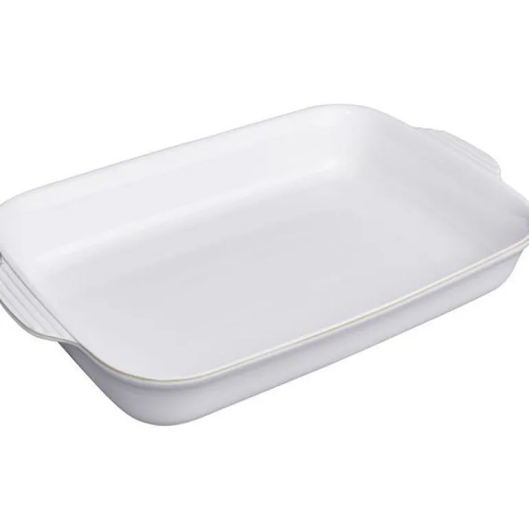 Natural Canvas stor rektangulær ildfast form naturlig