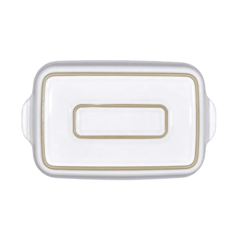 Natural Canvas stor rektangulær ildfast form naturlig