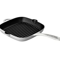 Natural Canvas støpejernspanne 24 cm krem