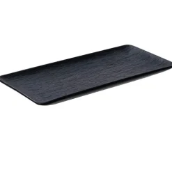 Nemo tallerken rektangel 25x12 cm svart