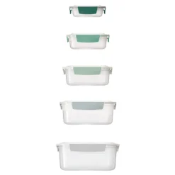 Nest lock sage oppbevaringsbokser