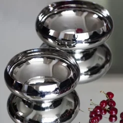 Nest skål 27 cm polert