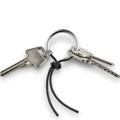 Nøkkelring 10x3,8 cm svart