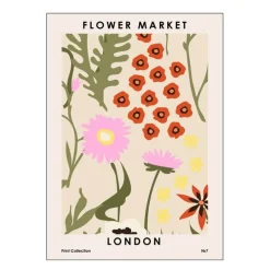 NKTN poster 50x70 cm flower market london