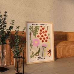 NKTN poster 50x70 cm flower market london