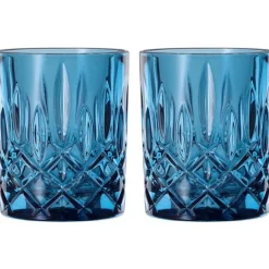 Noblesse whiskyglass 29,5 cl 2 stk vintage blue