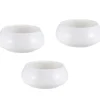 Nor skål 3 stk 0,14L hvit