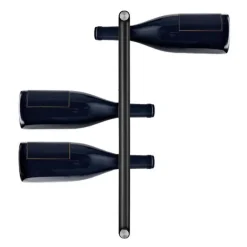 Nordic Kitchen hengende vinreol svart