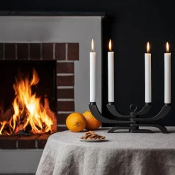 Nordic Light lysestake 4-arm svart