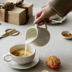 Nordic Vanilla kopp m/underskål 25 cl kremhvit