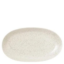 Nordic Vanilla ovalt fat 17x30 cm kremhvit