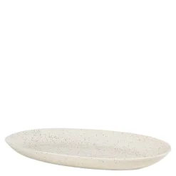 Nordic Vanilla ovalt fat 17x30 cm kremhvit