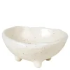 Nordic Vanilla skål med føtter 8,5 cm kremhvit