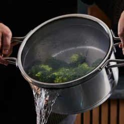 Nordica dampkoker med dampinnsats/lokk 4,8L 24 cm